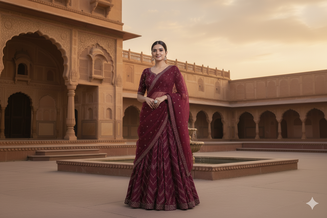GIRLISH GHAGRA ODHNI