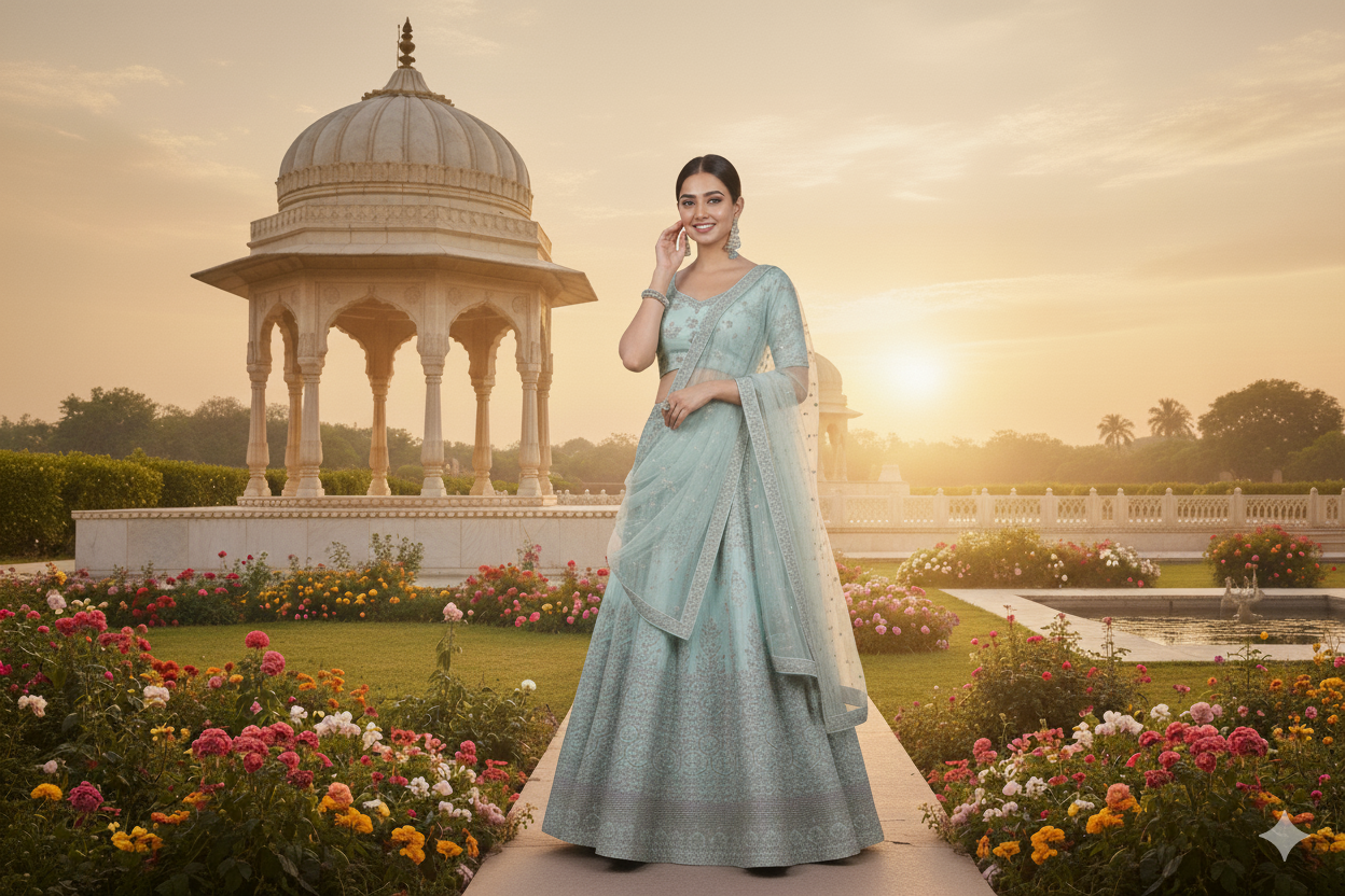 GIRLISH GHAGRA ODHNI