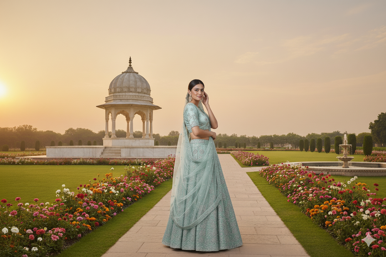 GIRLISH GHAGRA ODHNI