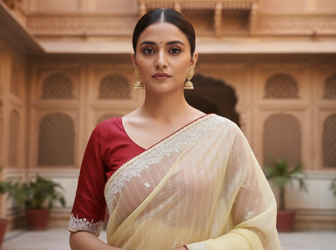 ORGANZA SAREE