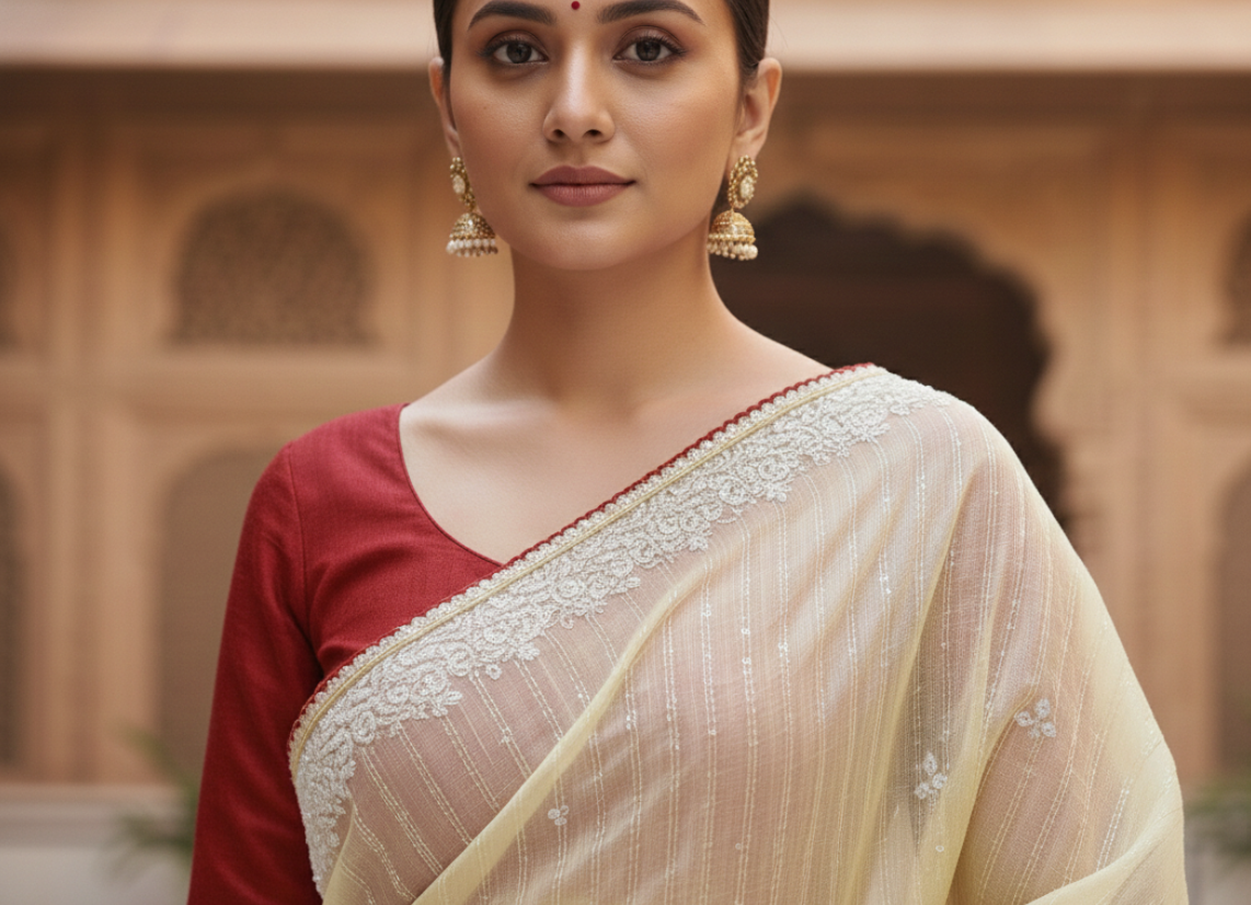 ORGANZA SAREE
