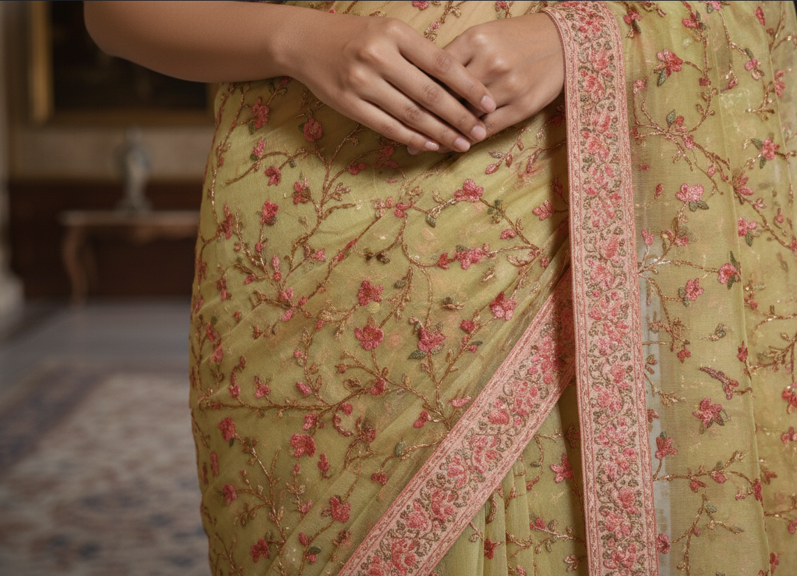 HANDWORK SAREE