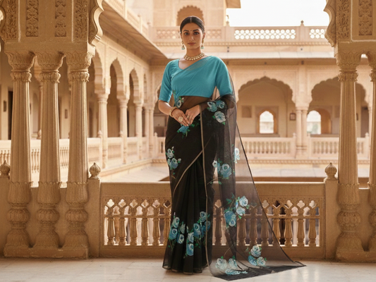 ORGANZA SAREE
