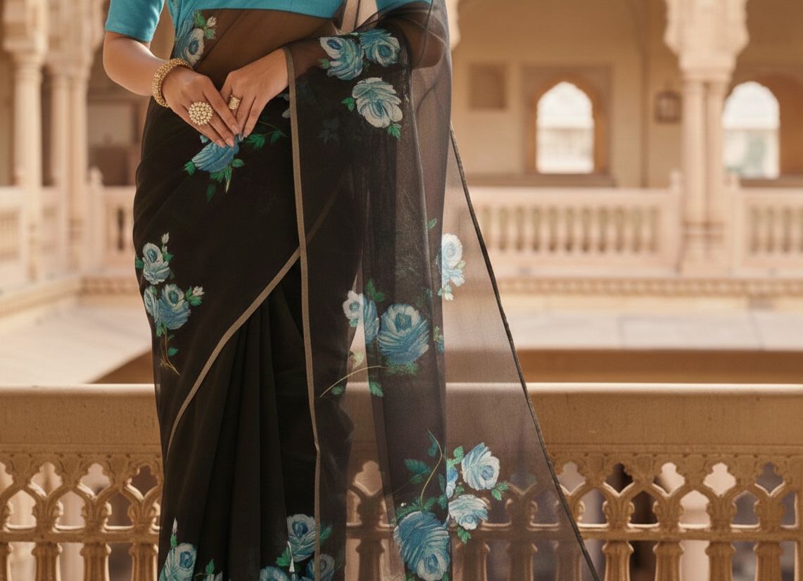 ORGANZA SAREE