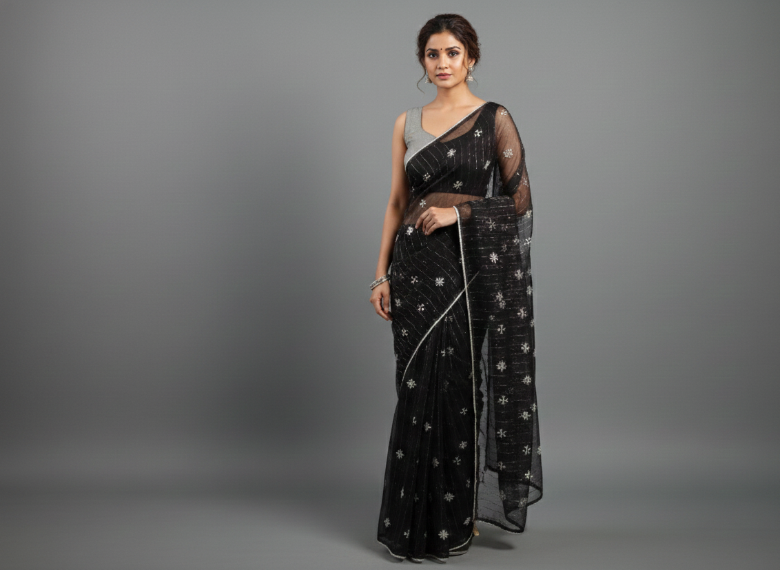 ORGANZA SAREE