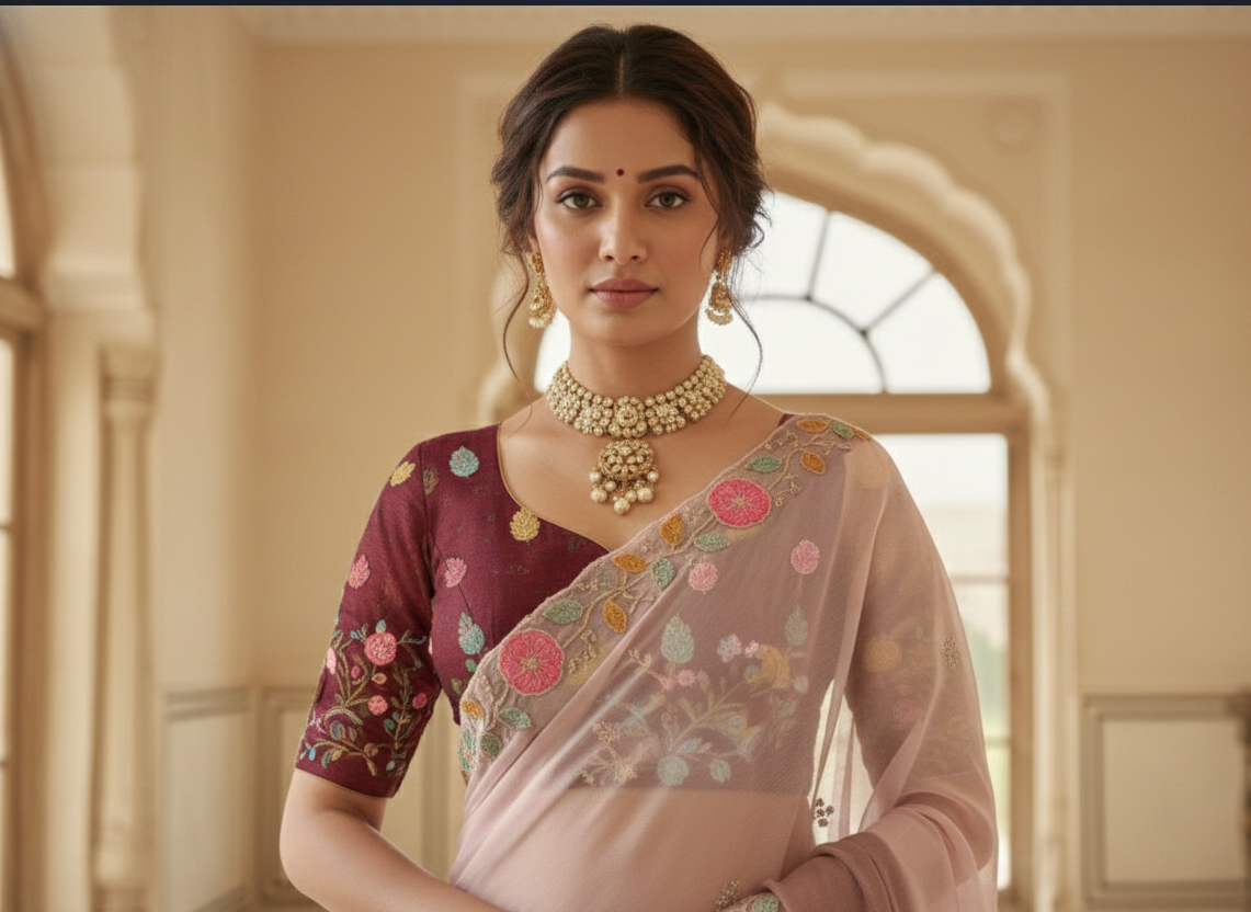 ORGANZA SAREE