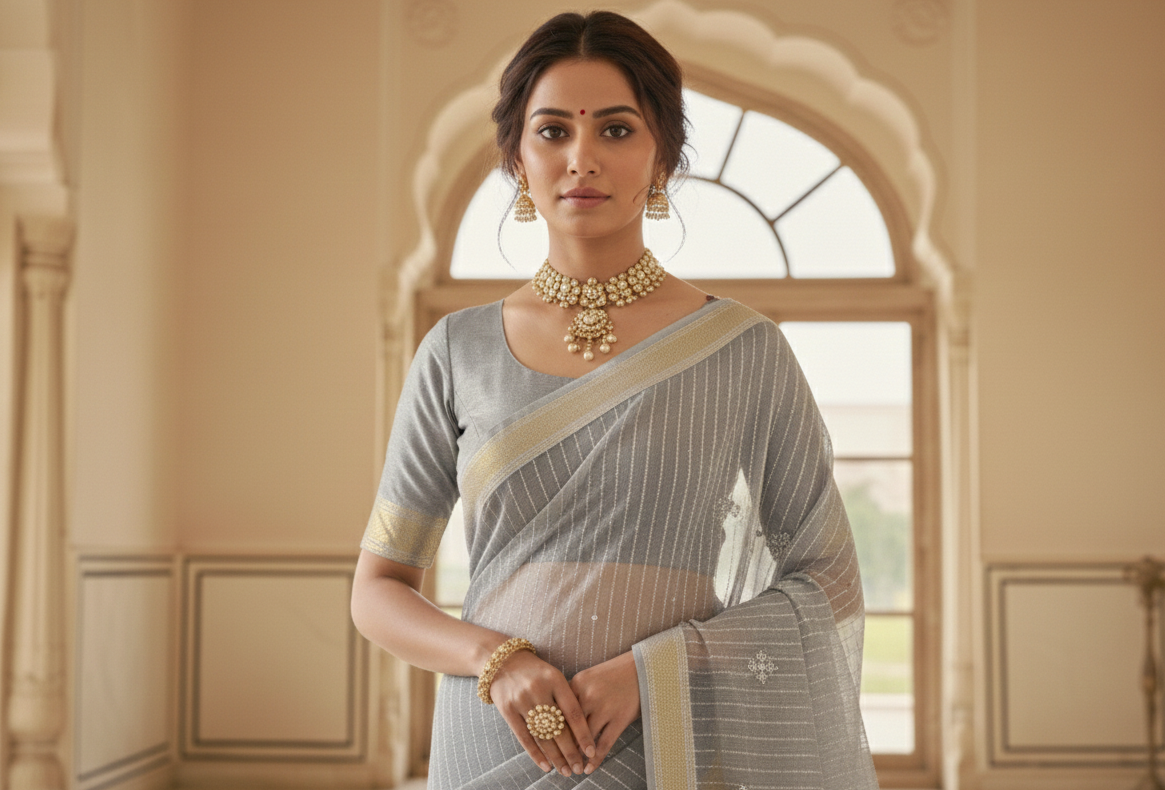 ORGANZA SAREE