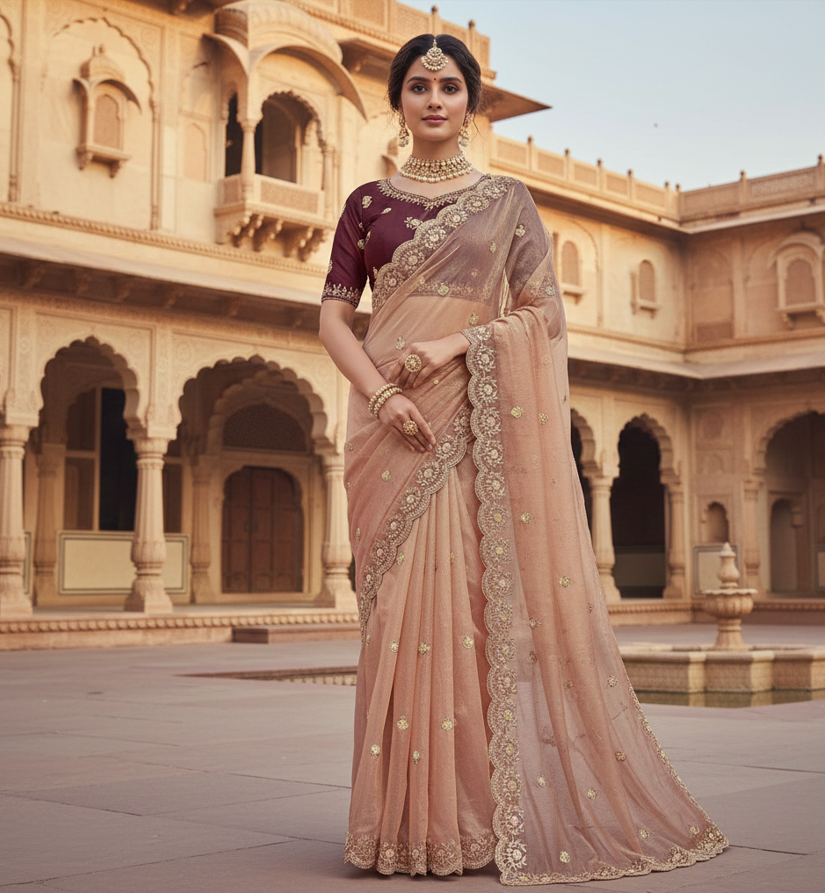 ORGANZA SAREE