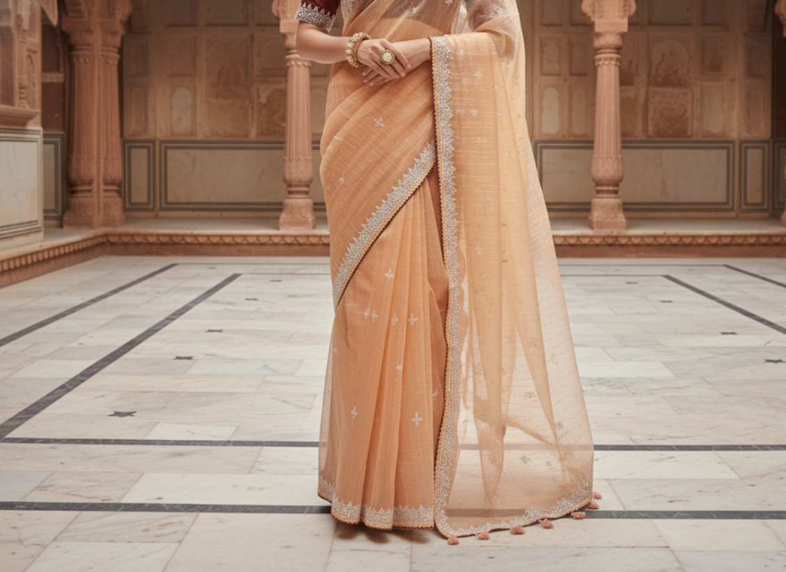 ORGANZA SAREE