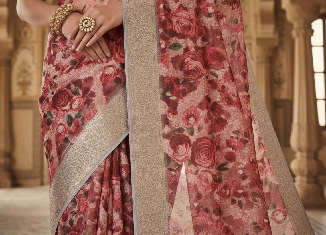ORGANZA SAREE
