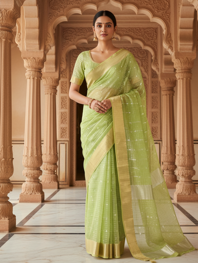 CHANDERI SILK SAREE