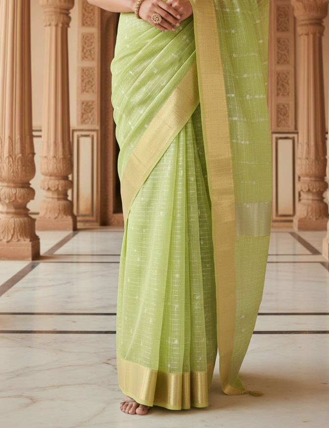 CHANDERI SILK SAREE