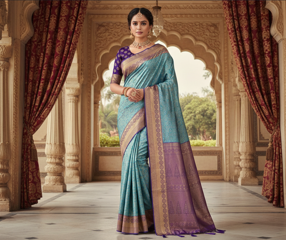 BROCKET SILK SAREE