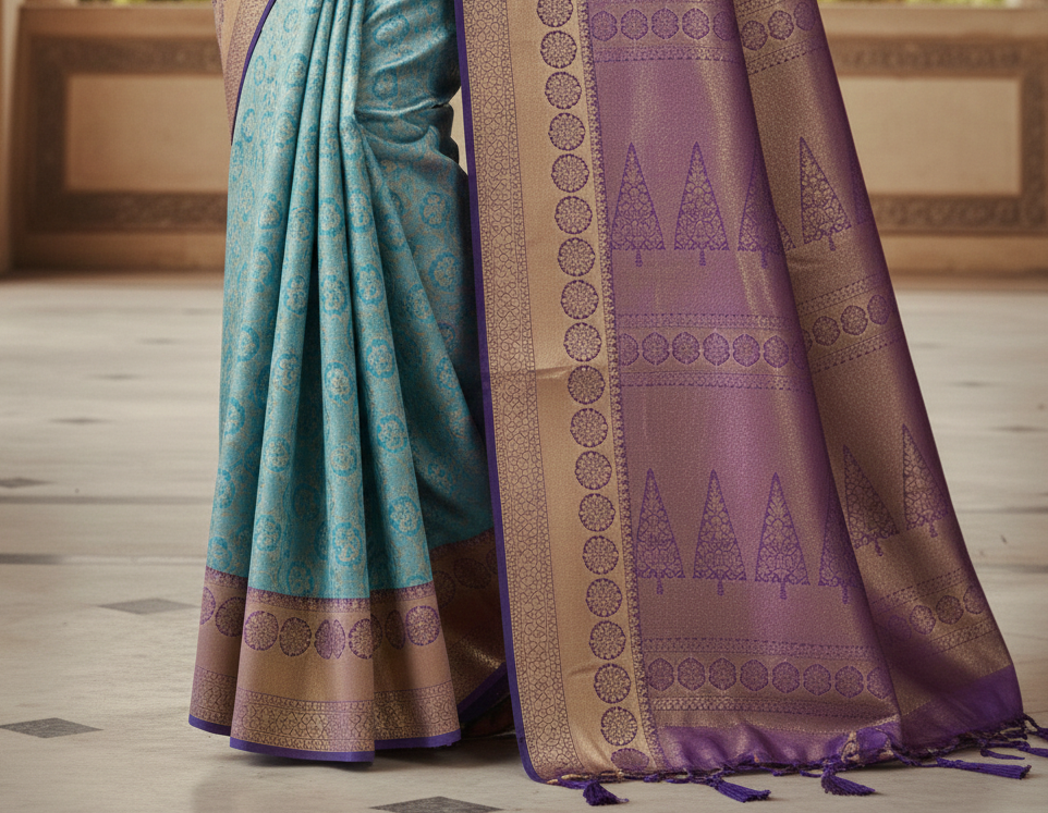 BROCKET SILK SAREE