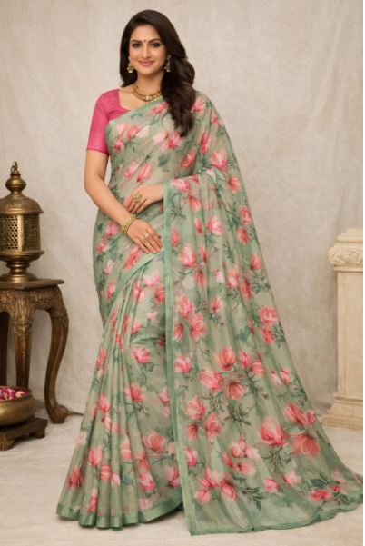 ORGANZA SAREE