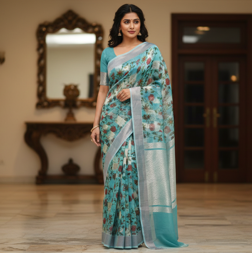 ORGANZA SAREE