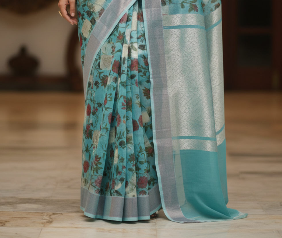ORGANZA SAREE