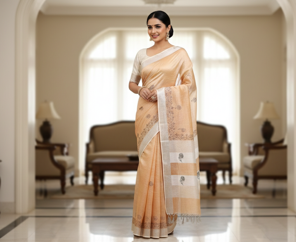 LINEN SAREE