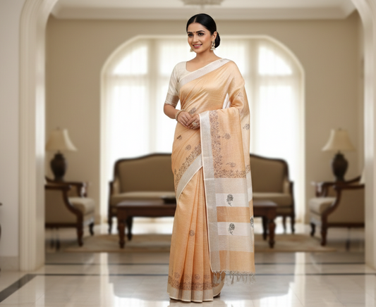 LINEN SAREE