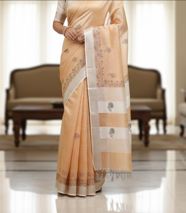LINEN SAREE
