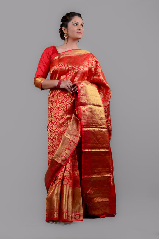 Brocket Silk Saree