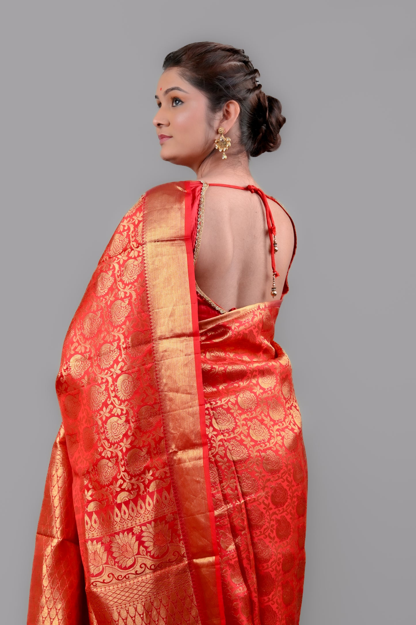 Brocket Silk Saree