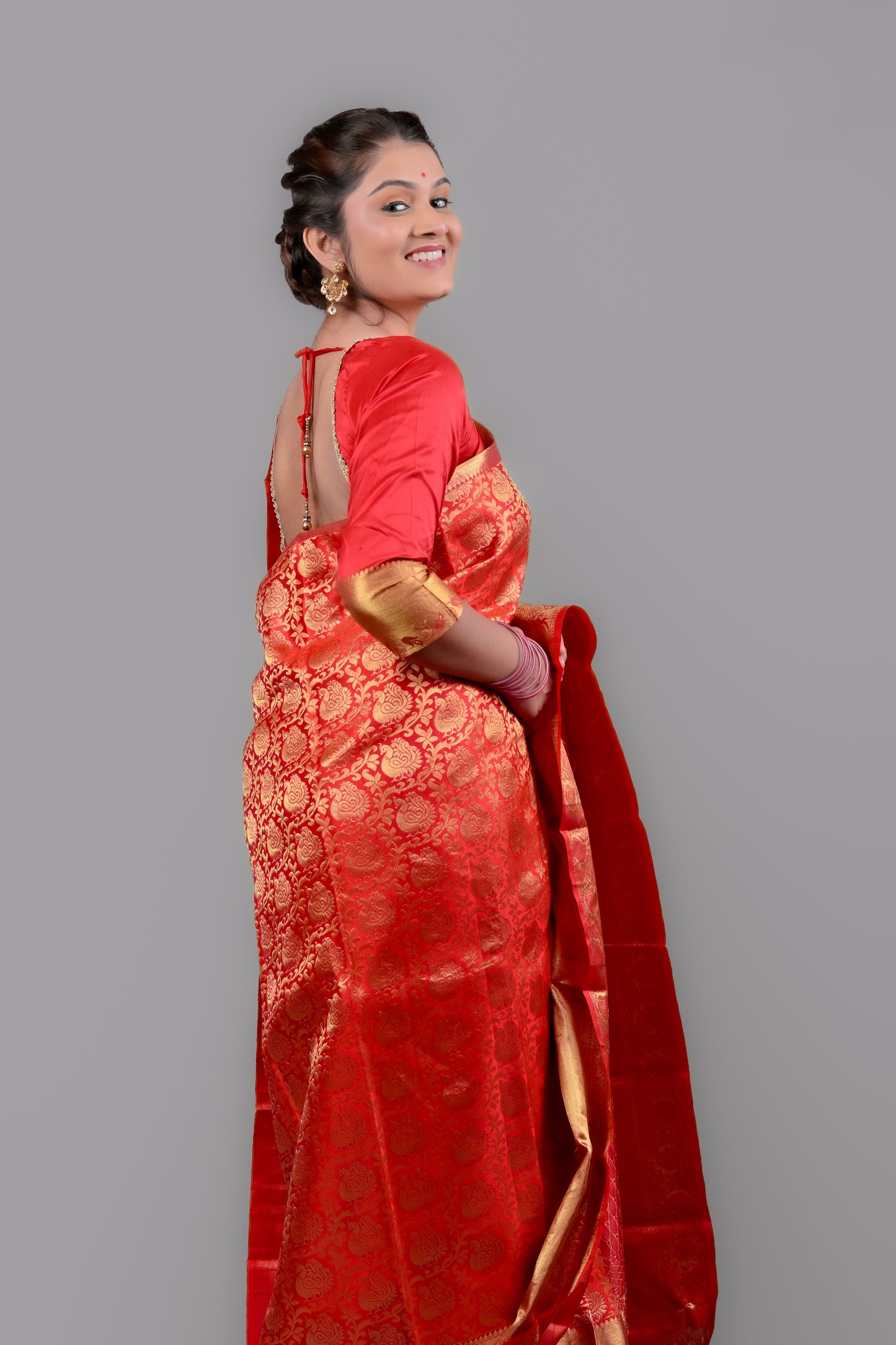 Brocket Silk Saree