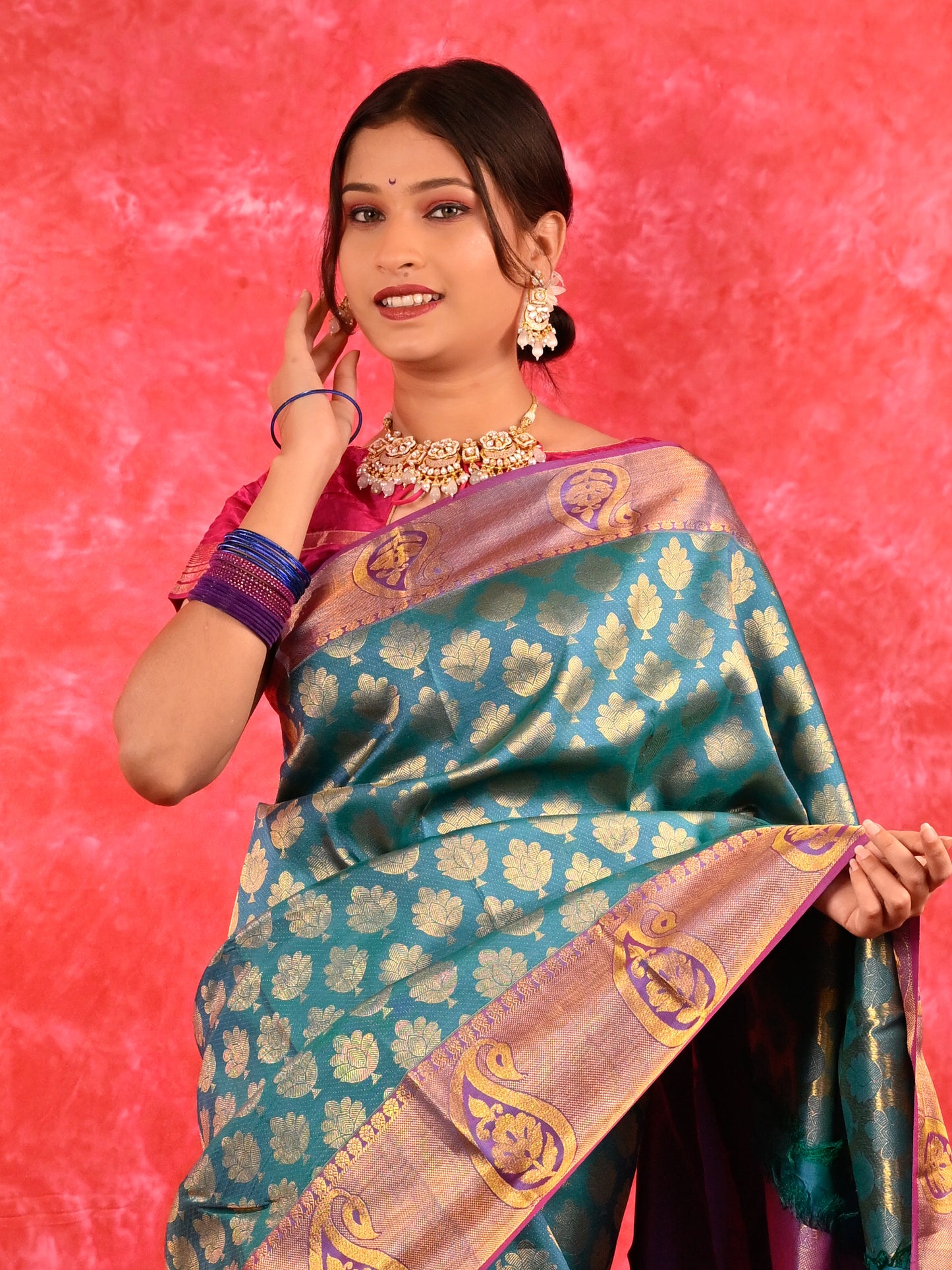 BROCKET SILK SAREE