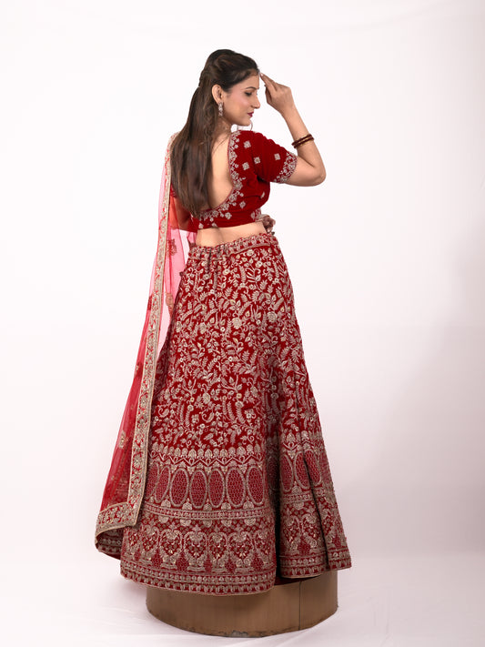 BRIDAL GHAGRA ODHNI